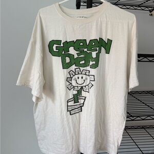 Green Day Graphic T-Shirt - White
